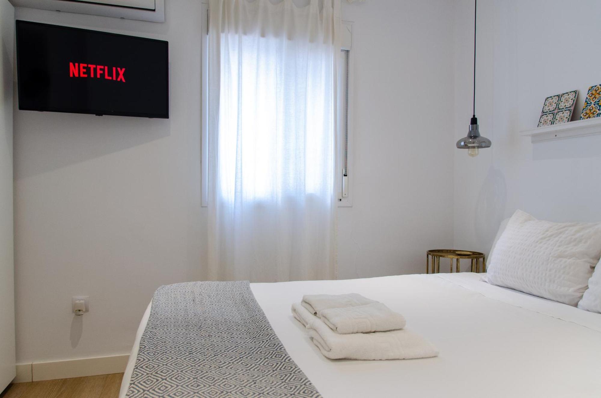 Apartamento Moderno En Triana 2 Dormitorios Y Aire Acondicionado Sevilla Exteriör bild